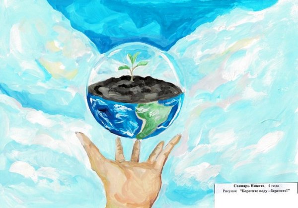 Вода источник жизни рисунки
