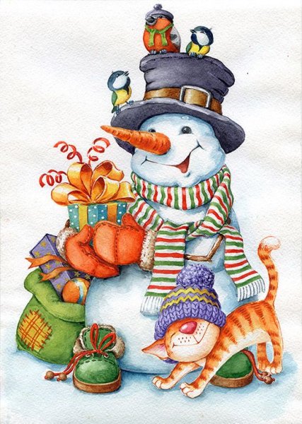 Веселый Снеговик