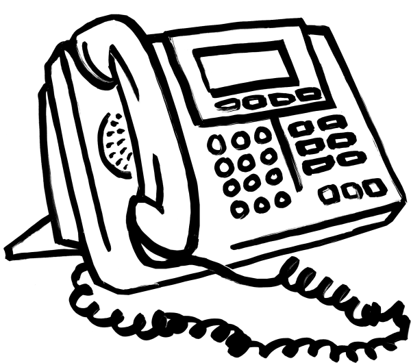Телефон рисунок