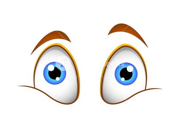 Мультяшные глаза для солнца