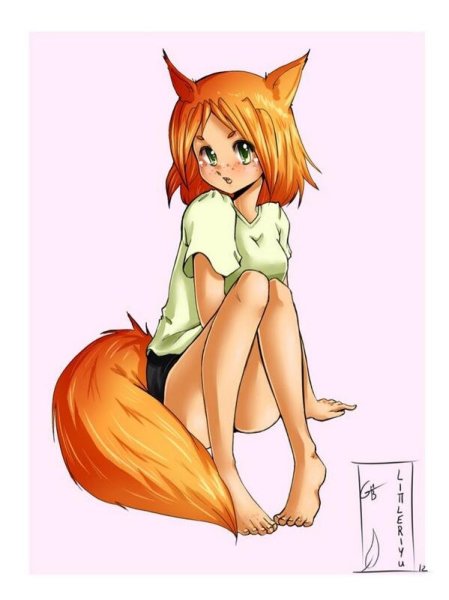 Лисица в виде человека