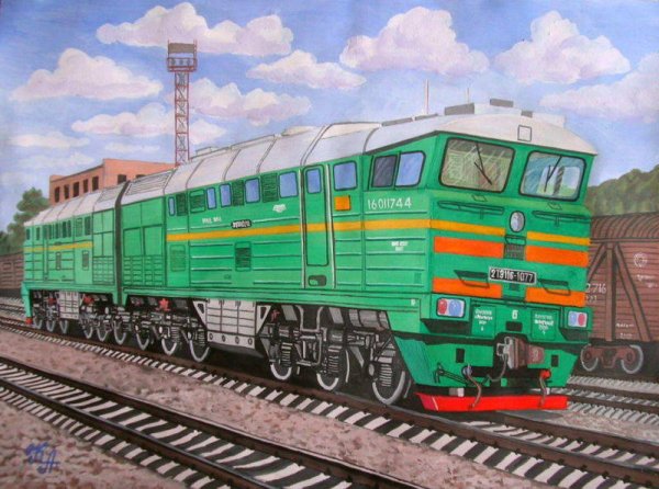 2тэ116 тепловоз арт