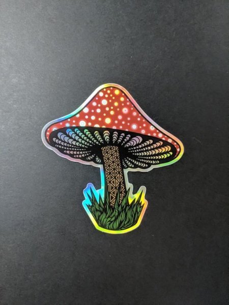 Мухомор эскиз тату
