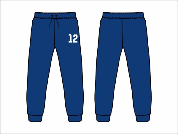 Макет спортивных штанов