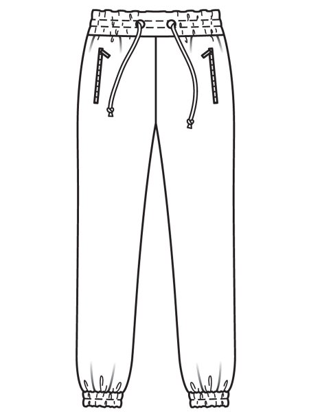 Брюки джоггеры Бурда