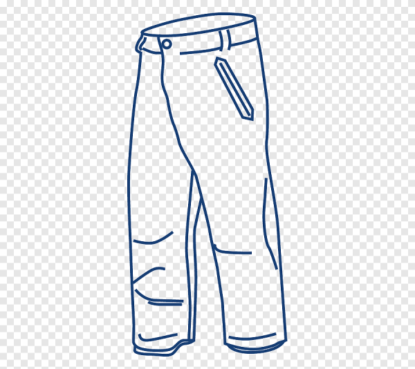 Спортивные штаны трафарет