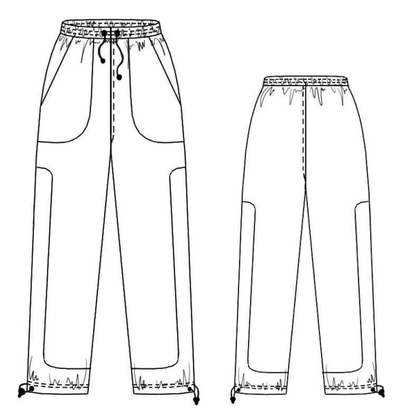 Моделирование спортивных брюк