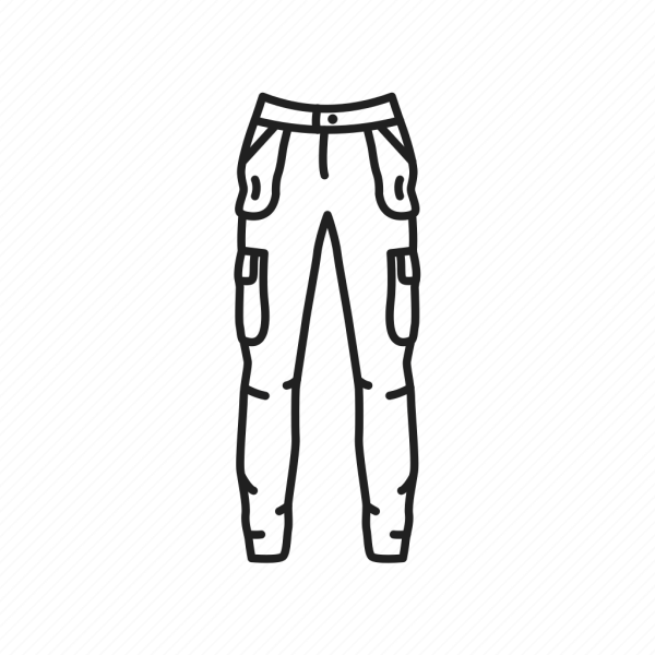 Нарисовать военные штаны