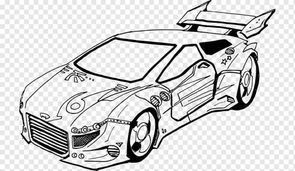 Раскраска. Гоночные автомобили