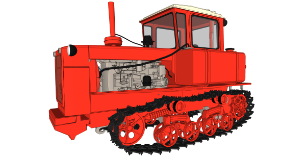 Трактор гусеничный ДТ 75 гусеничный