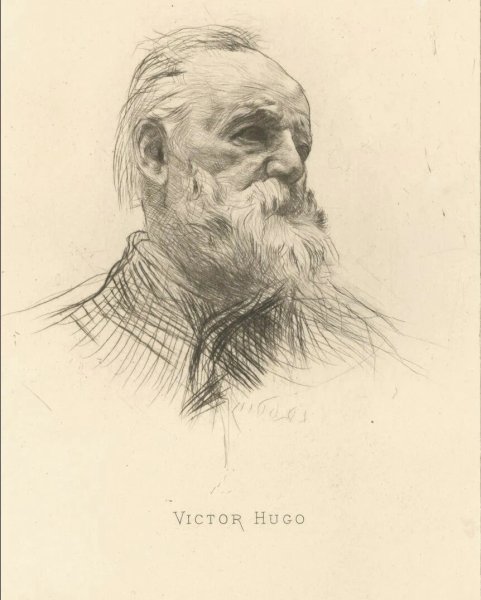 Виктор Гюго автограф