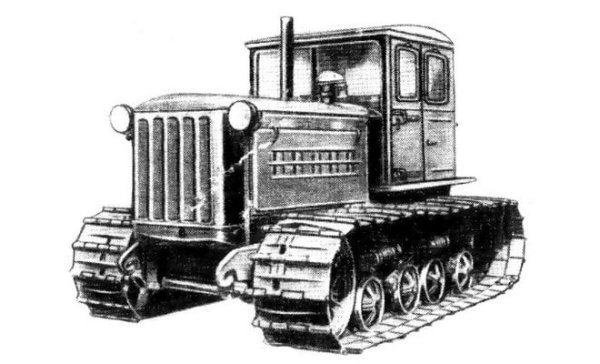 Гусеничный трактор ДТ-54