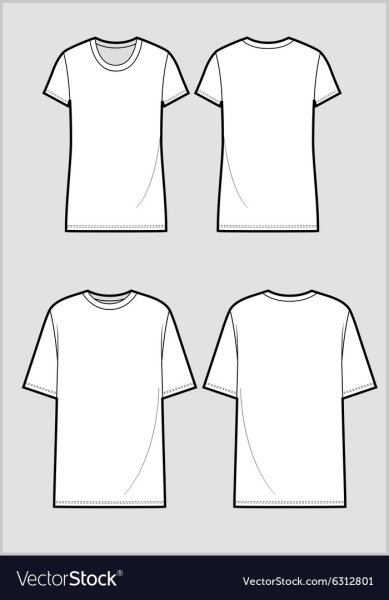 Технический эскиз майки