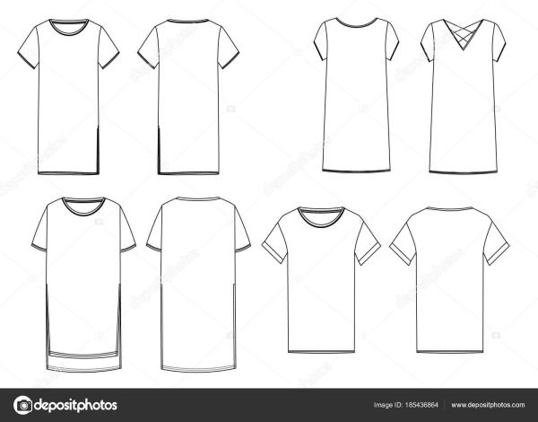 Технический эскиз футболки