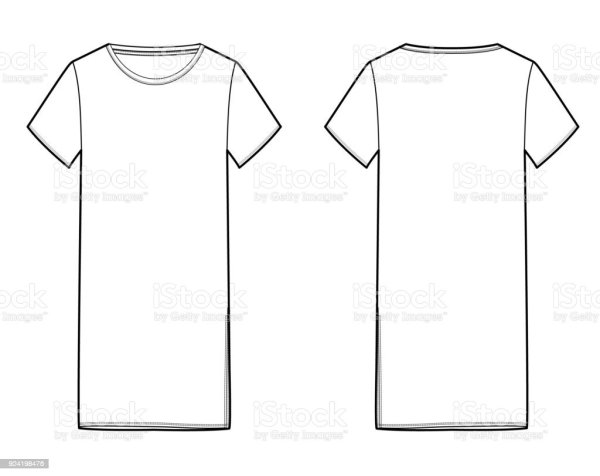 Платье футболка эскиз