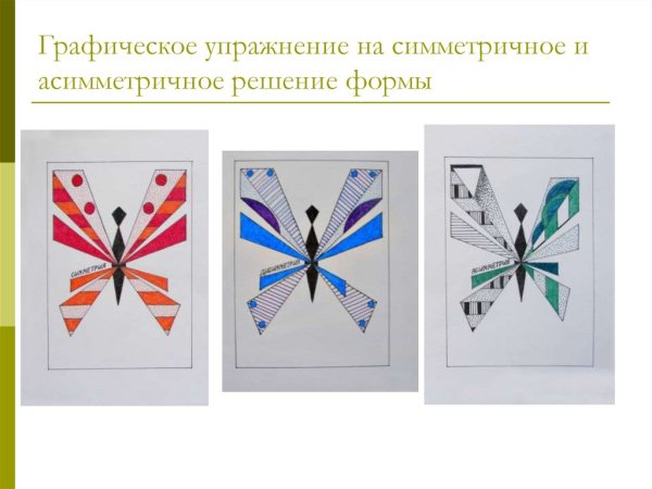 Осевая симметрия композиция