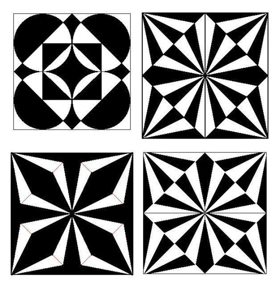 Симметричный геометрический узор