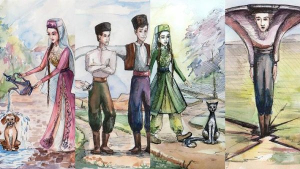 Крымско татарские рисунки