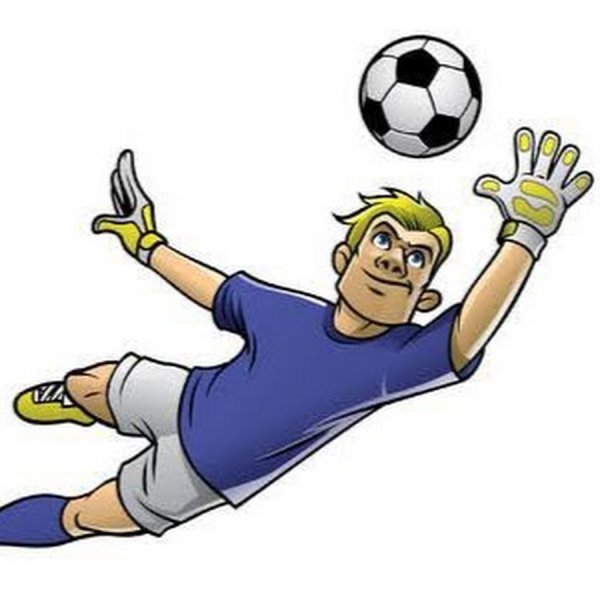 Футбольный вратарь мультяшный