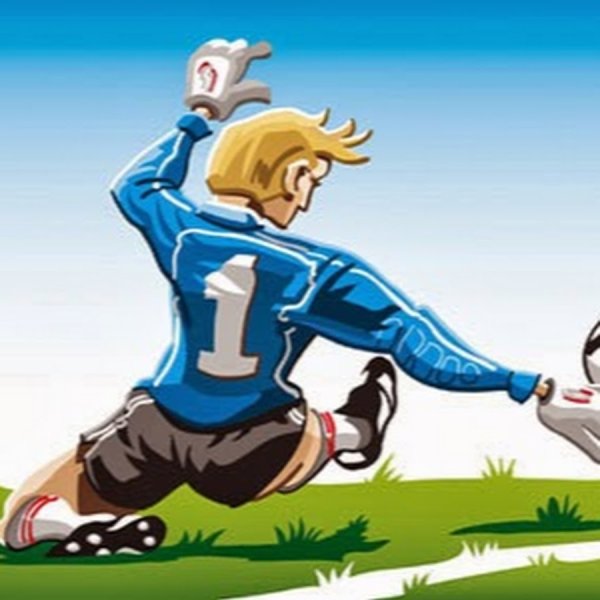 Футбольный вратарь иллюстрация