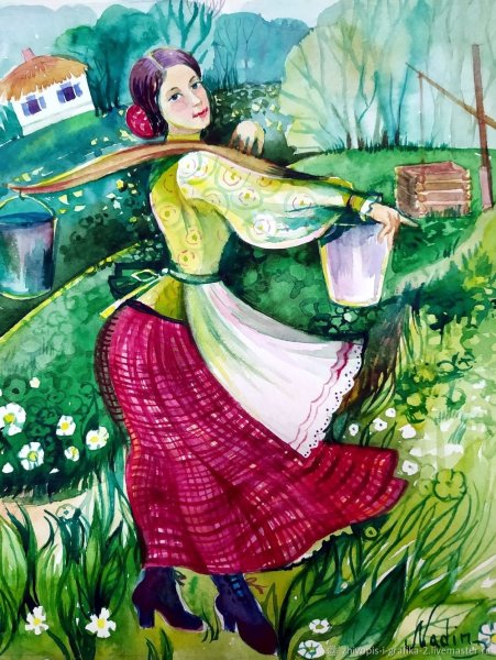 Художник Надежда Щебуняева казачки Донские