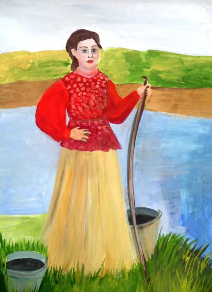 Рисунок казачки