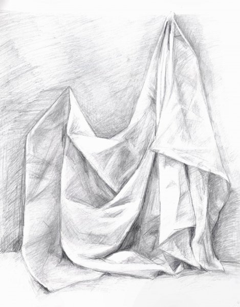 Драпировка со складками