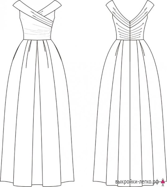 Эскизы платьев