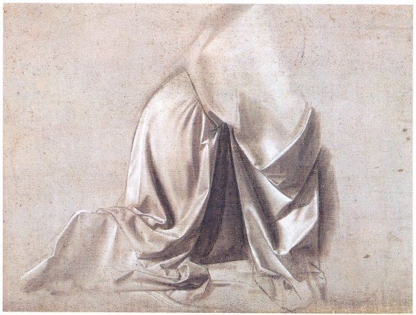 Академический Этюд драпировки гризайль