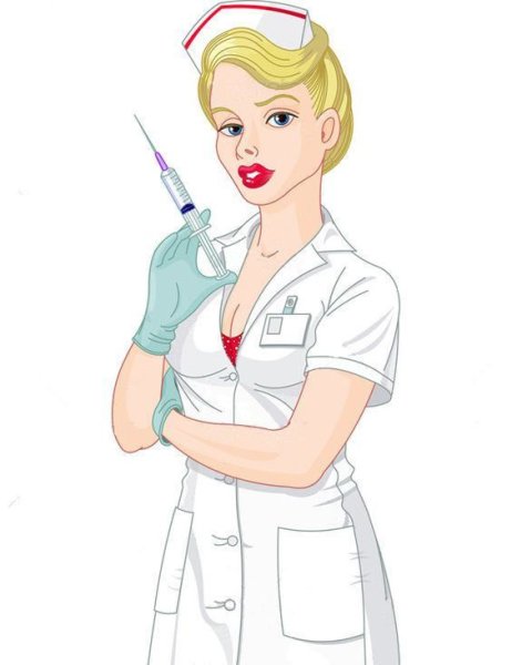 Доктор иллюстрация девушка