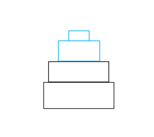 Кусочек торта на белом фоне