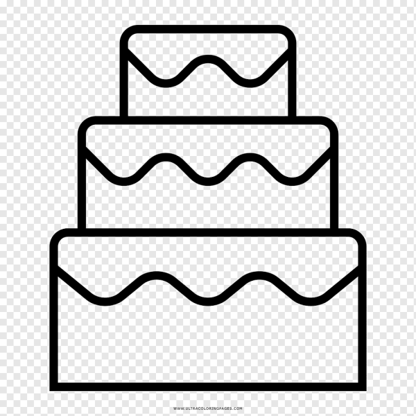 Макет торта для рисования