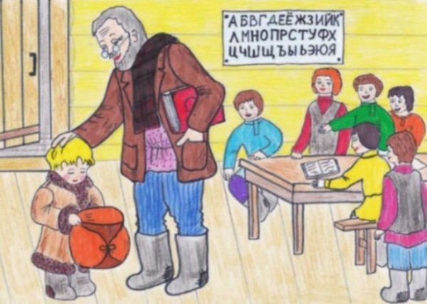 Иллюстрация к рассказу Филиппок Толстого