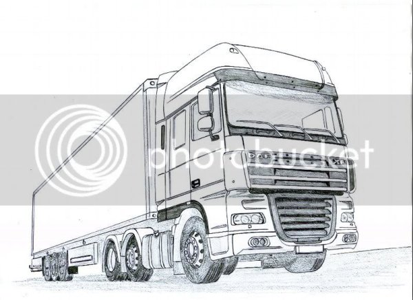 Даф 105 рисунок