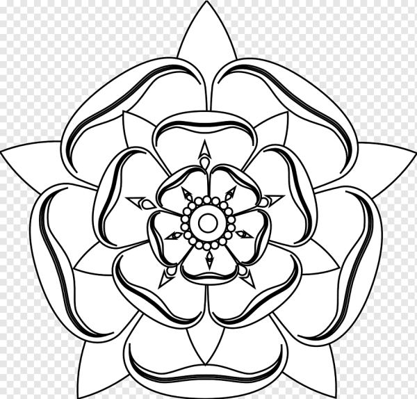 Роза Тюдоров символ Англии