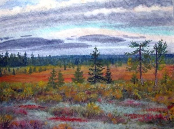 Живопись Ямальская тундра