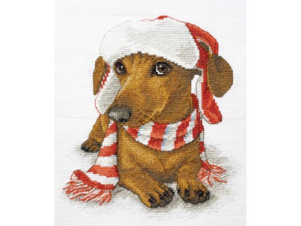 Акварельный дед Мороз