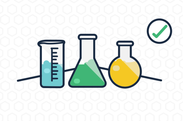 Колбы химические раскраска