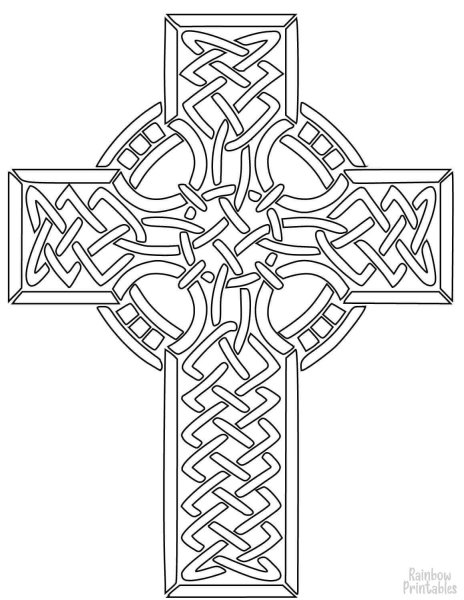 Кельтский крест узор