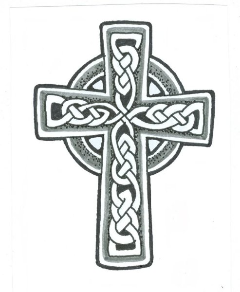 Тату крест Кельтский крест