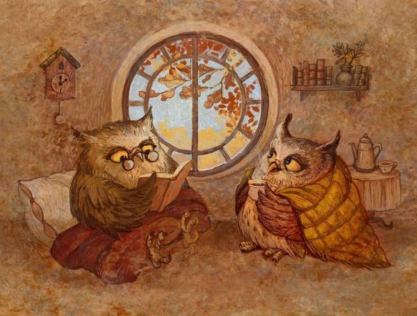 Совы художника Галины Егоренковой