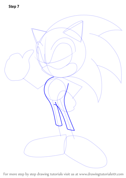 Как научиться рисовать Соника