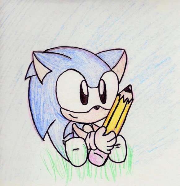 Соник бум для срисовки