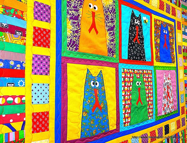 Лепка лоскутное одеяло