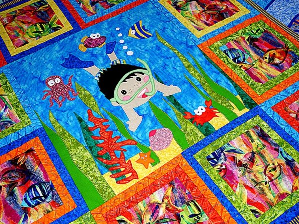 Лоскутное одеяло детские рисунки
