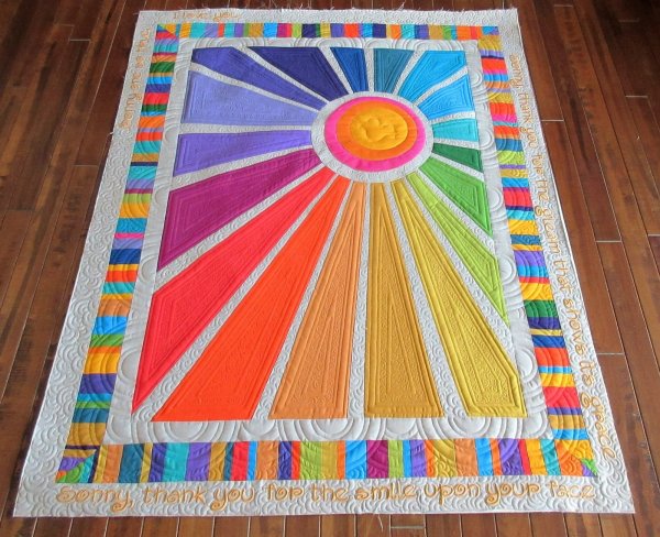 Лоскутный коврик для детей