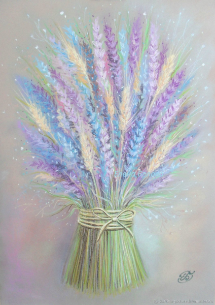 Веточка лаванды