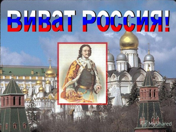 Плакат Виват Россия