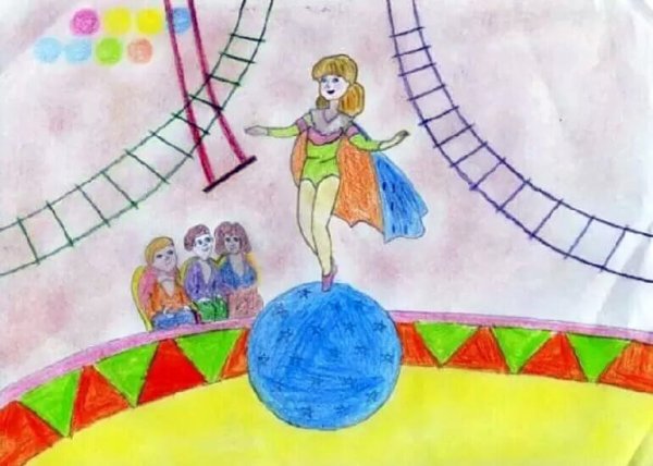 Цирк иллюстрации для детей