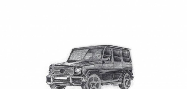 Раскраска Мерседес Бенц g63